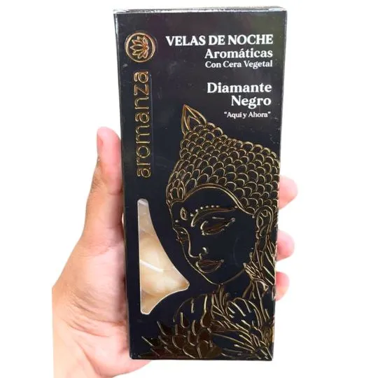 Velas de noche aromanza diamante negro